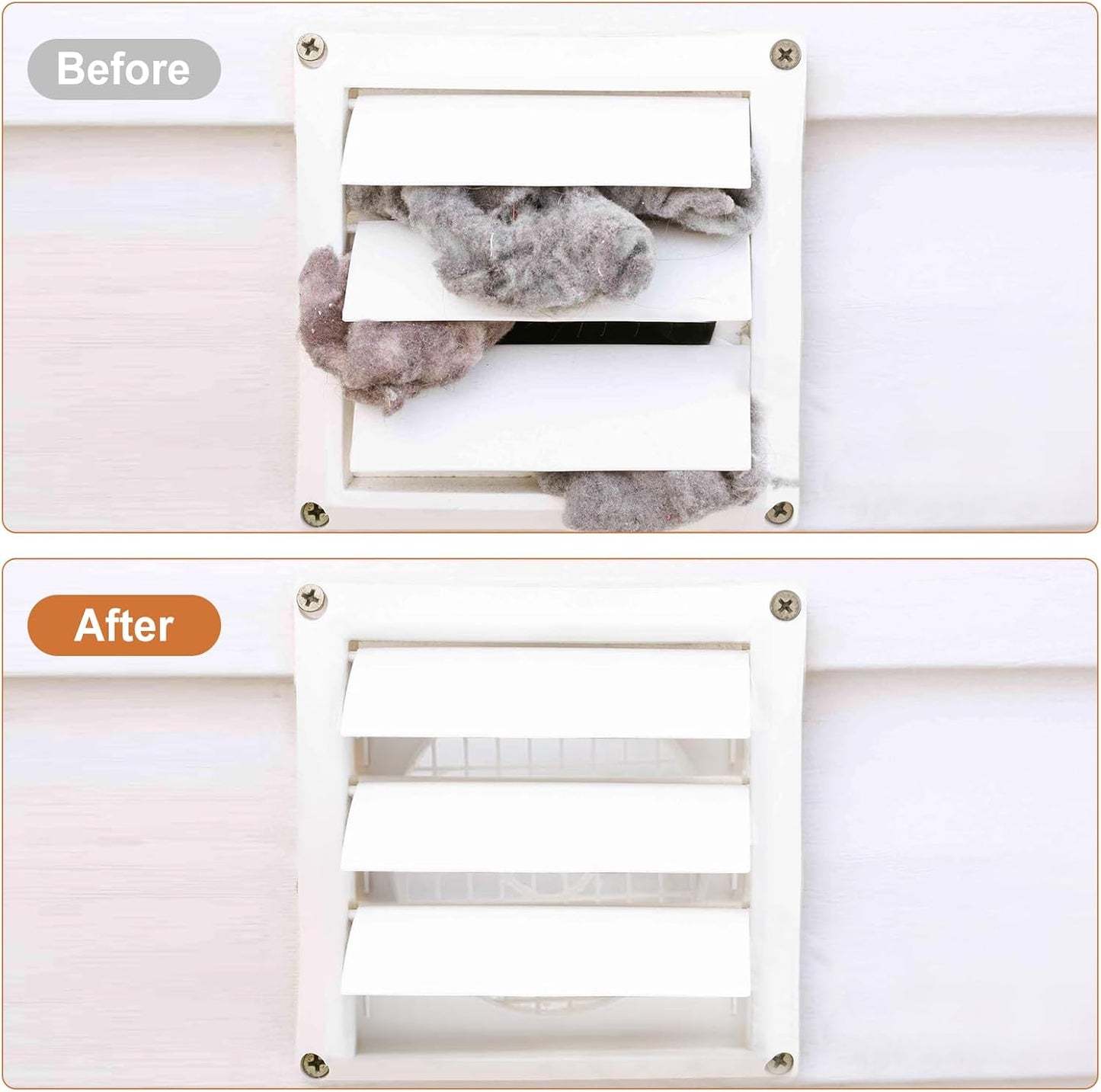 Ronsit Dryer Cleaner Vent Brush-75cm Flexible Dryer Vent Cleaner-Long Brush | Refrigerator Condenser Coil Brush Long Flexible Refrigerator Coil Cleaning Brush
