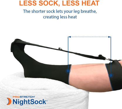 ProStretch NightSock, Overnight Relief for Plantar Fasciitis w/Toe Support | Alternative to Night Splint, Night Sock for Plantar Fasciitis & Achilles Tendonitis, One Size Fits Most