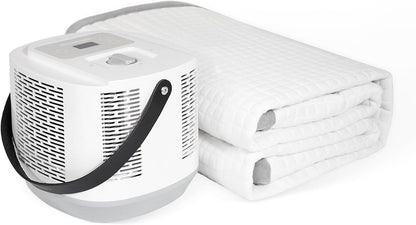 Bed Cooling System with Portable Cooling Mattress & Heater 54-115 ℉, Safe Water Circulation, Low Energy, Quiet Operation, Bed Air Conditioner Under Sheets Ideal for Camping, RVs, and Indoor Use