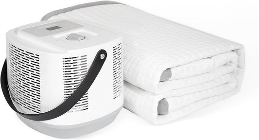 Bed Cooling System with Portable Cooling Mattress & Heater 54-115 ℉, Safe Water Circulation, Low Energy, Quiet Operation, Bed Air Conditioner Under Sheets Ideal for Camping, RVs, and Indoor Use