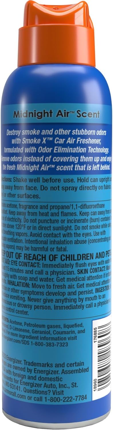 Armor All Fresh FX Charcoal Bag Deodorizer (9 Count) - Charcoal Deodorizer Bags for Cars, Natural Bamboo Car Air Freshener