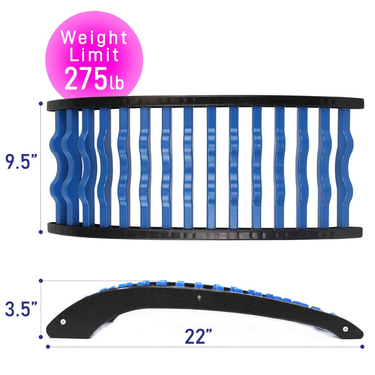 Orthopedic Back Stretching Support Stretch Mate for Back and Sciatica Pain with Cushion Pad