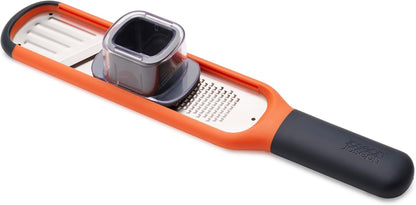 Joseph Joseph 2-in-1 Mini Grater & Slicer – Compact Kitchen Tool with Sharp Stainless Steel Blades