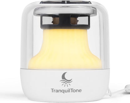 Mini White Noise Machine for Baby, Kids & Adults – 15 Calming Sounds, Soft Night Light, USB-C Rechargeable, Timer – Portable Travel Sound Machine