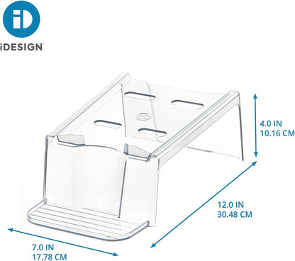 iDesign Laundry Detergent Holder, Clear | Liquid Detergent Stand, Laundry Room Organization
