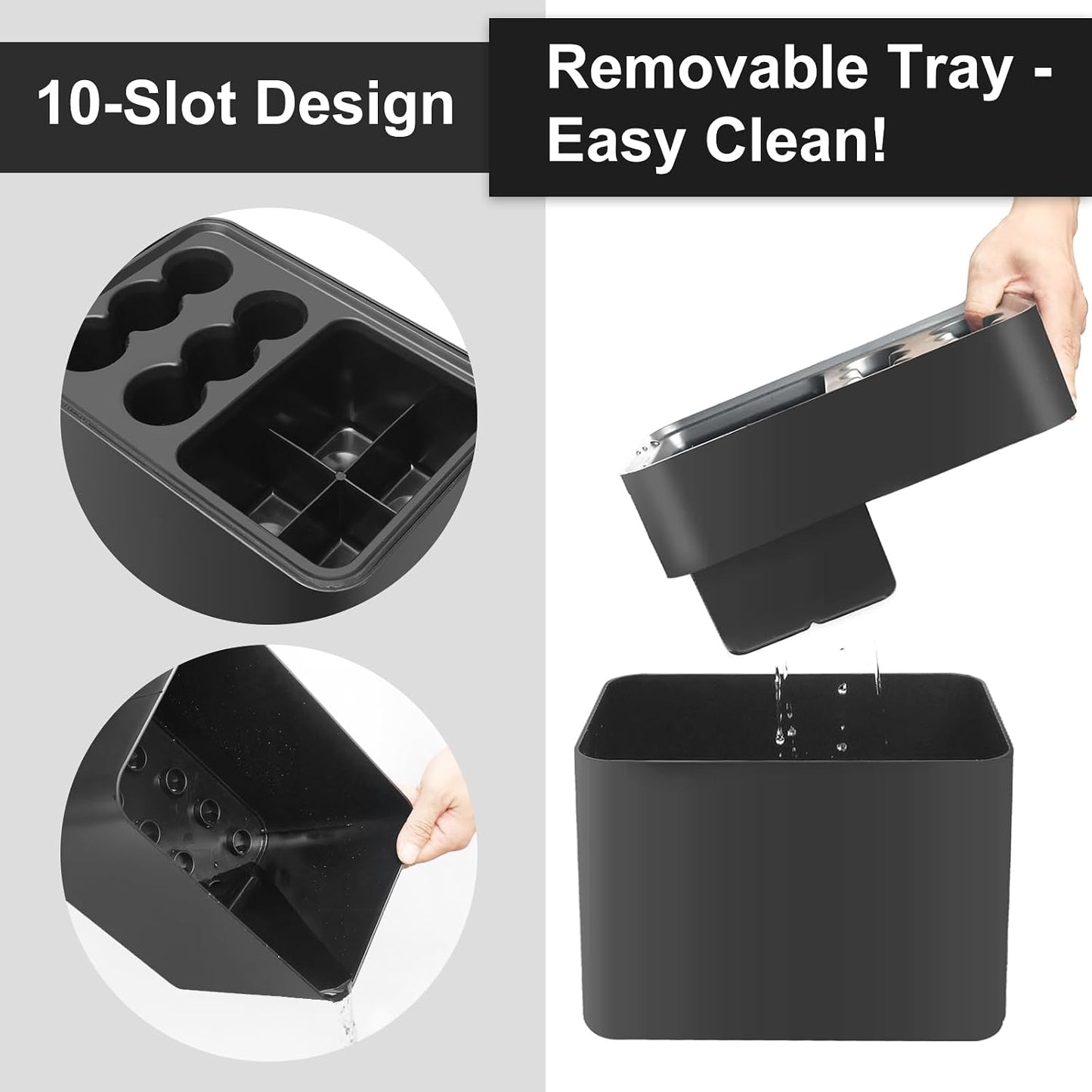 Umbrella Stand Rack Umbrella Holder with Drip Tray for Entryway Corner Home Office Decor Space Saving Organizer Stored 10 Umbrellas