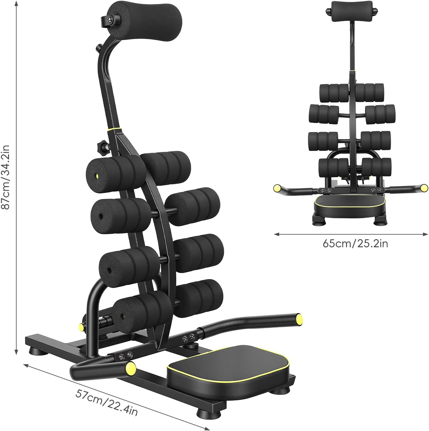 Mini Inversion Table, Traction Table for Back Pain Relief, Foldable Compact Spine Decompression Machine, Inversion Tables for Home Back Stretcher