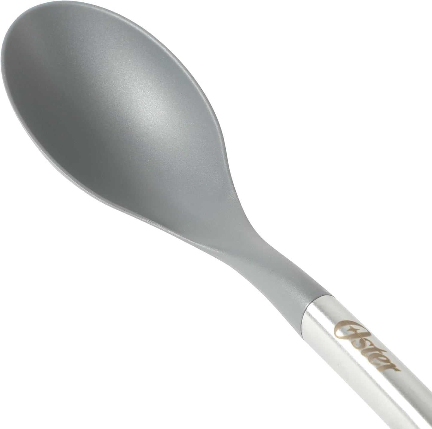 Oster Chadswyck 8” Can Opener, Stainless Steel Manual Can Opener with Soft Grip Handles, Smooth Edge Cutting, Dishwasher Safe