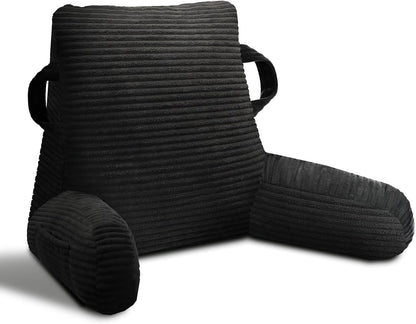 Reading Pillow for Sitting in Bed Adult, Memory Foam, Pockets