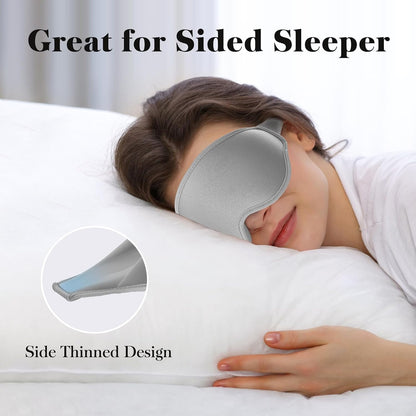Fygrip 3D Eye Mask Sleep Mask for Men & Women, Black