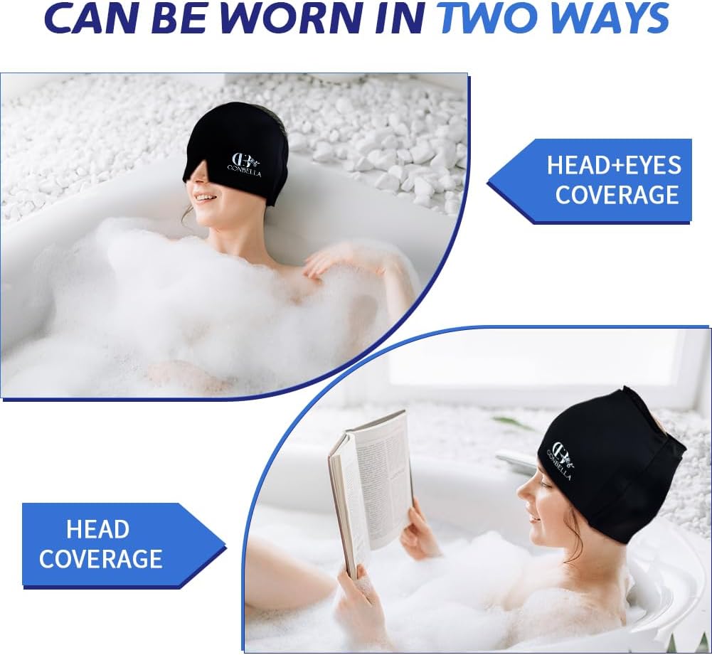 Migraine Relief Cap, Soothing Headache Ice Face Mask Products