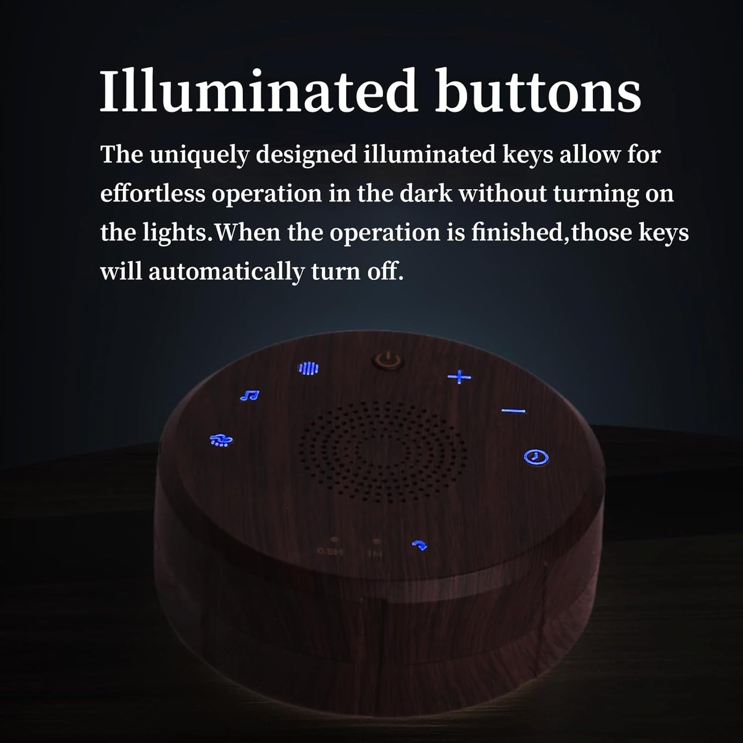 Sound Machine White Noise Machines for Home and Travel | 19 Natural Soothing Sounds, Adjustable Sleep Timer