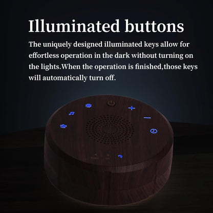 Sound Machine White Noise Machines for Home and Travel | 19 Natural Soothing Sounds, Adjustable Sleep Timer