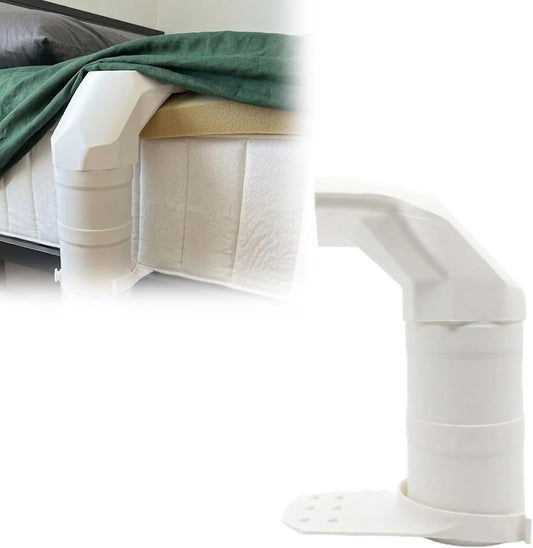Bed Cooling Fan Attachment, Bed Cooling Nozzle | UnderSheet Airflow Adapter with Mattress Clip and 4 Inch Hose Connector, Compatible with DIY Sleep Cooling Fan Systems