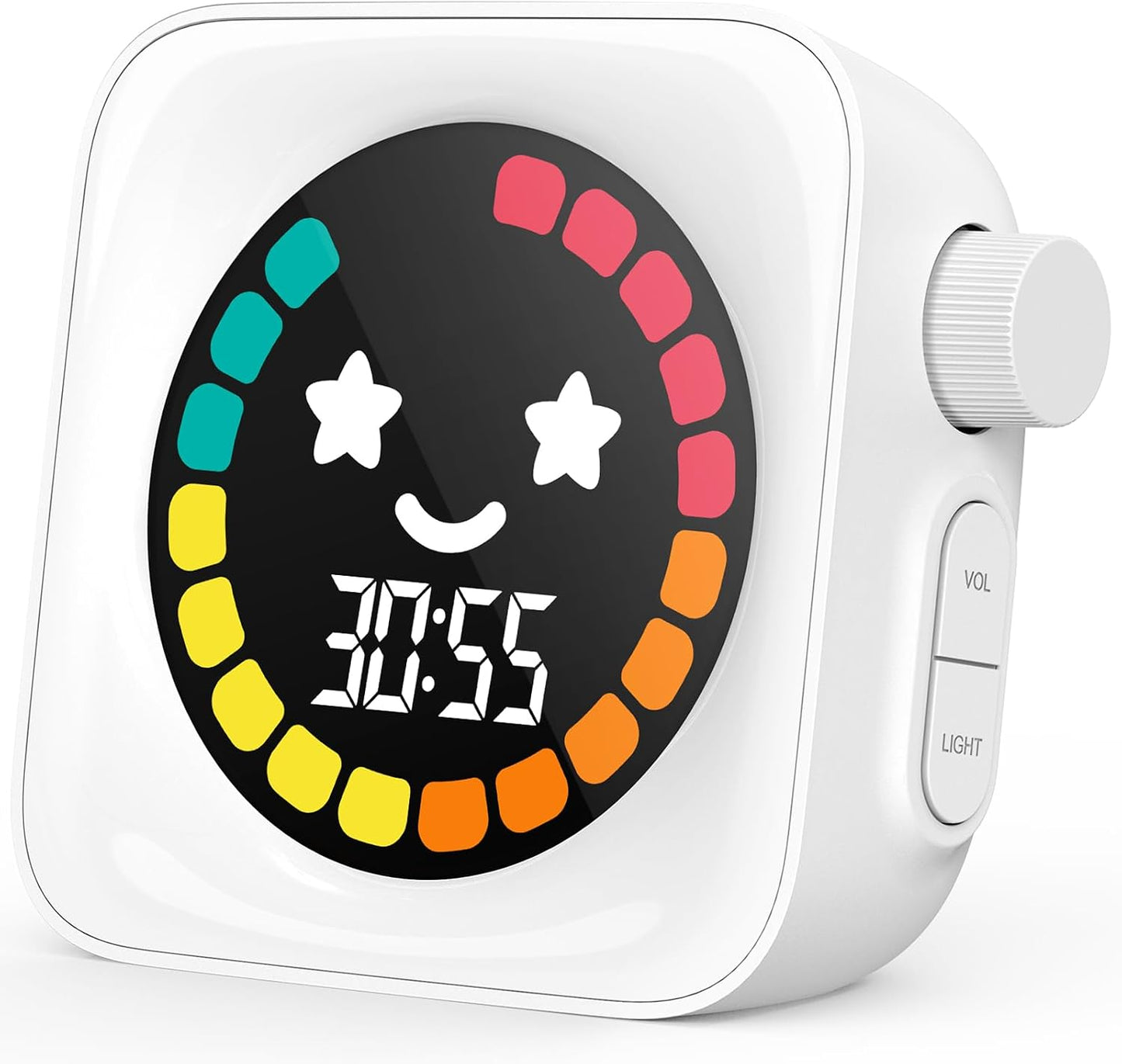 Visual Timer for Kids, 99 Minute Digital Cute Kids Visual Timer Classroom Timer for Homeschool Supplies Study Teaching Time Management Tool Countdown Productivity Timer, Blue, Colorful Display