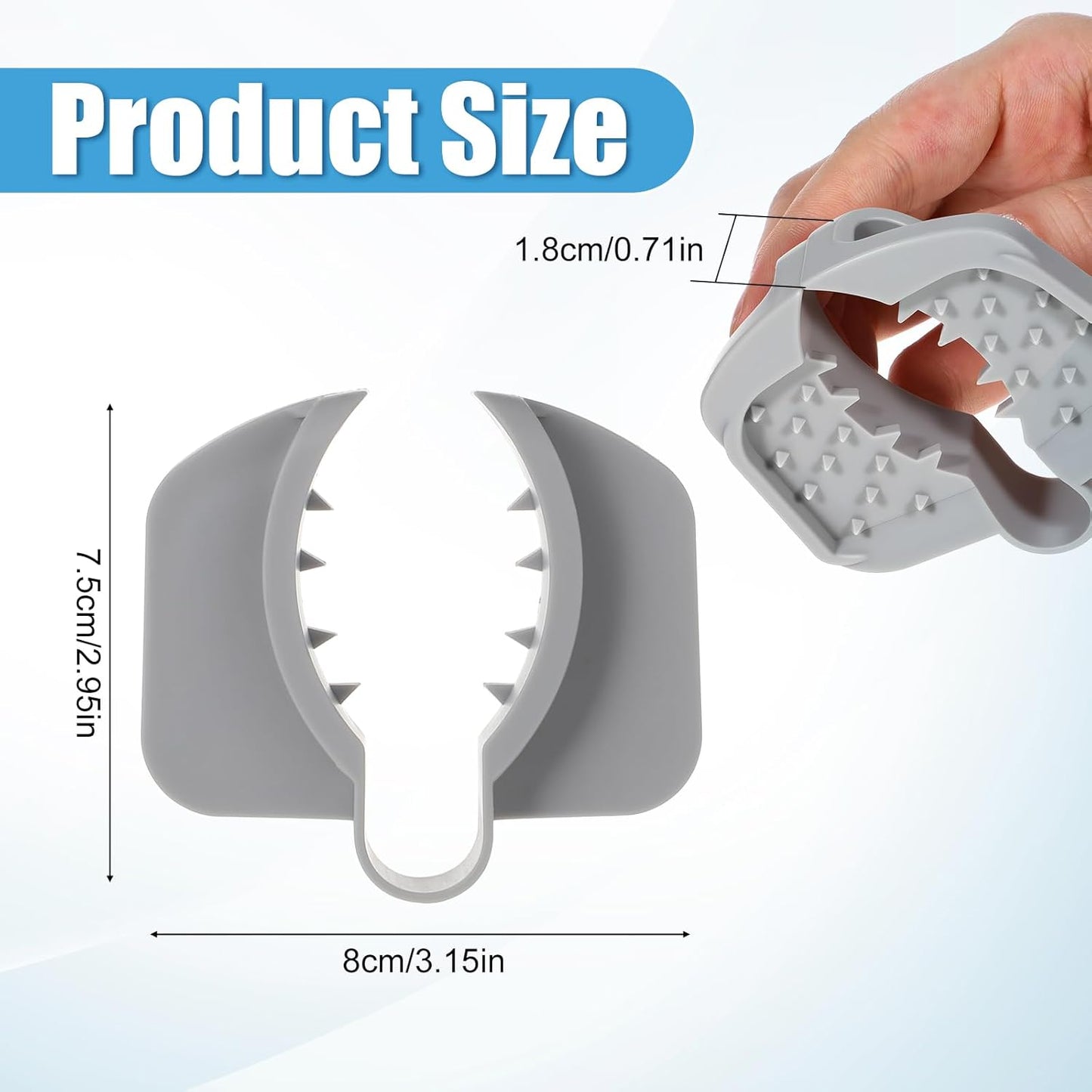 Safety Hand Guard for Mandoline Slicers or Grater Food Slicer Cutter Finger Guard Non-Slip Grip Ergonomic Durable for Smooth Safe Slicing of Fruits Vegetables Kitchen Gadgets Pocket Tools