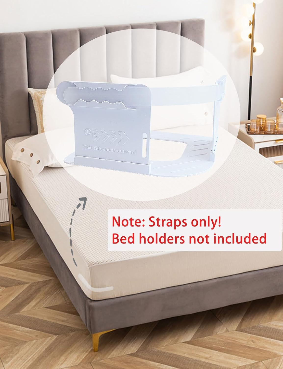 Replacement Strips for Bedsheet Holder, 4PCS PP Durable Straps Compatible with Most Lock Sheet Holders