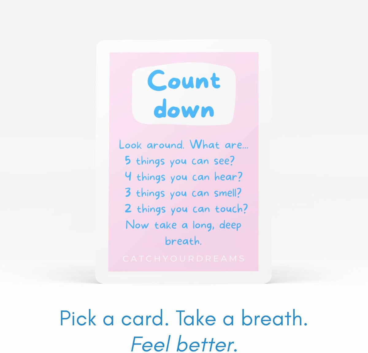 Dogs Against Anxiety Cards — 50 Anxiety Relief Cards | CBT & Mindfulness Exercises | Calming Gift for Women, Dog Lovers & Kids