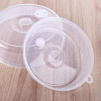 Vctitil 9 Inch Microwave Cover,Microwave Splatter Cover for Food,Microwave Plate Covers with Adjustable Steam Vents,Dishwasher Safe & BPA Free (Pack of 2)