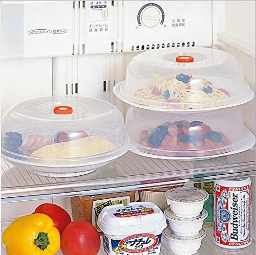 KINGZHUO 9 Inch Microwave Cover - BPA Free Food Protective Plate & Splatter Guard