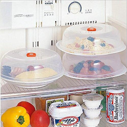 KINGZHUO 9 Inch Microwave Cover - BPA Free Food Protective Plate & Splatter Guard
