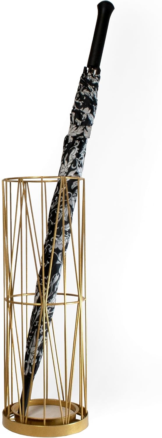 Mango Steam Pluvian Soakstone Umbrella Holder (Tall, Gold)
