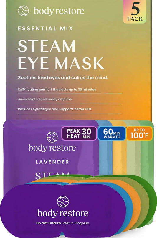 Body Restore Heated Eye Mask Warm Compress for Dry Eyes - Variety