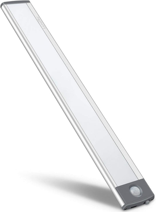 LED Motion Sensor Cabinet Light,Under Counter Closet, Wireless USB Rechargeable Kitchen,54-LED Battery Powered Operated Light, for Wardrobe,Closets,Cabinet,Cupboard