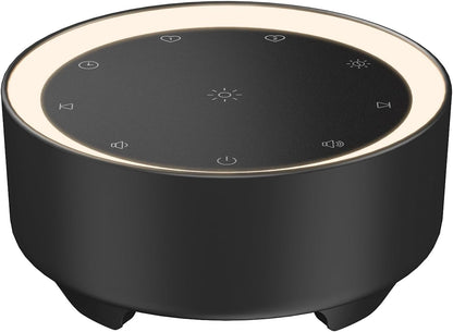 Kipcush White Noise Machine for Sleeping, Baby & Adults, High-Fidelity Non-Looping Sounds, Sleep Sound Machine with Dimmable Night Light, USB Powered, Memory Function, Home, Nursery & Travel