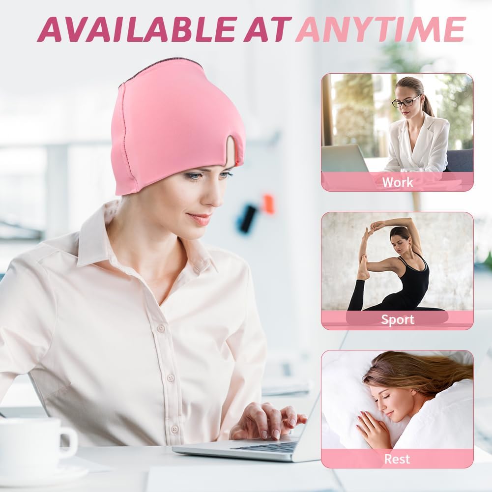 Migraine Relief Cap, Soothing Headache Ice Face Mask Products