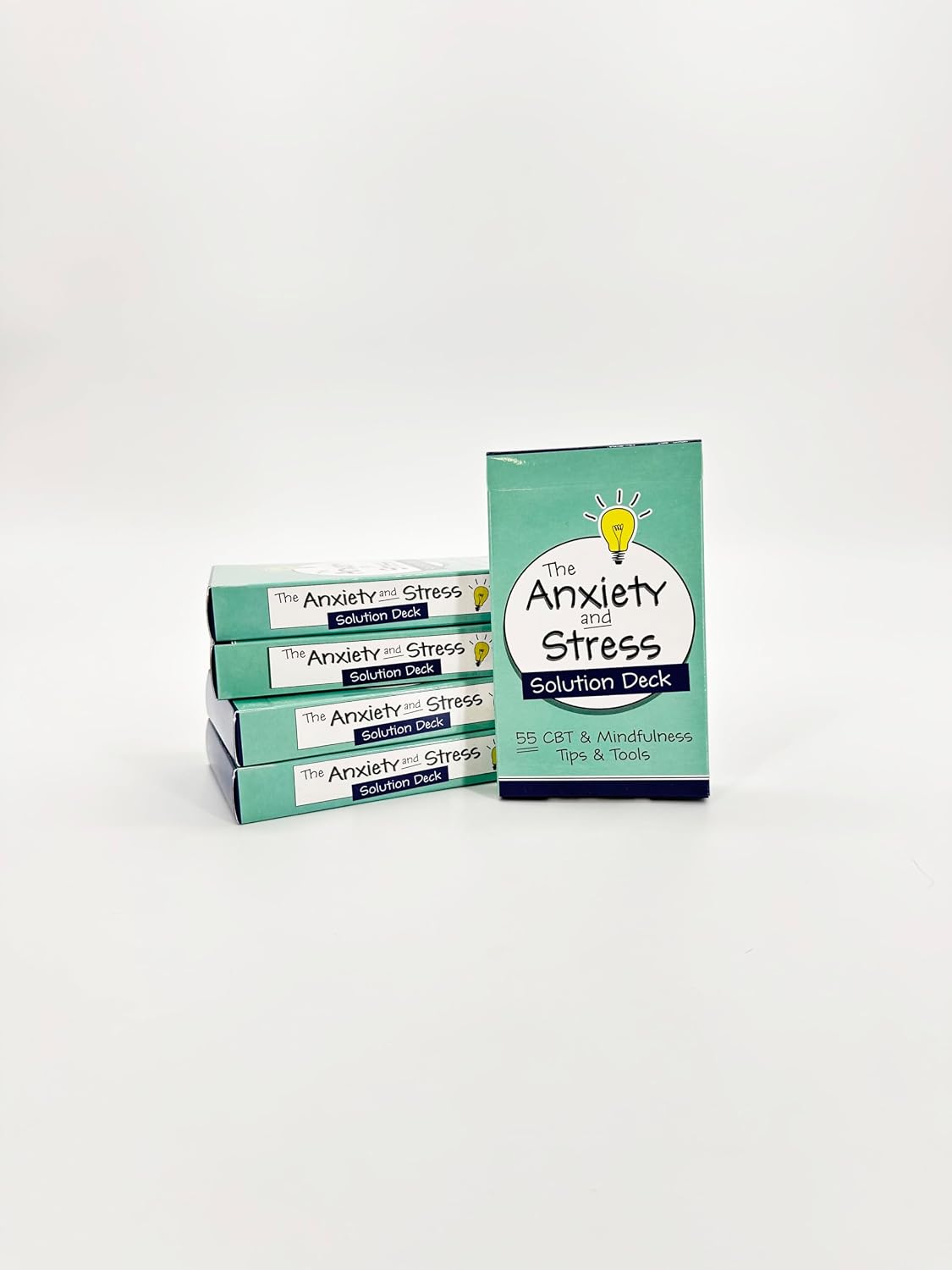The Anxiety and Stress Solution Deck: 55 CBT & Mindfulness Tips & Tools