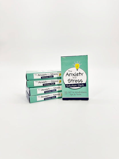 The Anxiety and Stress Solution Deck: 55 CBT & Mindfulness Tips & Tools
