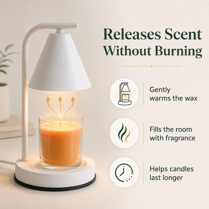 kobodon Candle Warmer Lamp with Timer Dragonfly Electric Candle Lamp Warmer