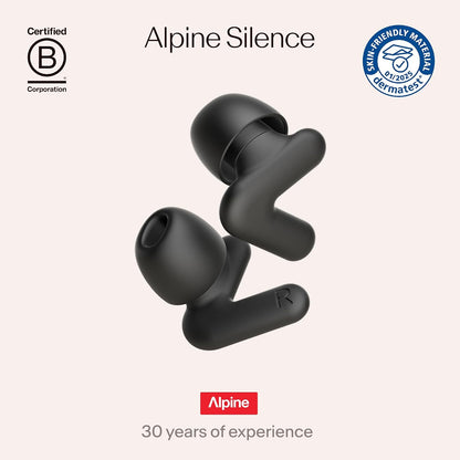 Alpine Silence | Ear Plugs for Noise Reduction, Sleep, Focus, & Travel