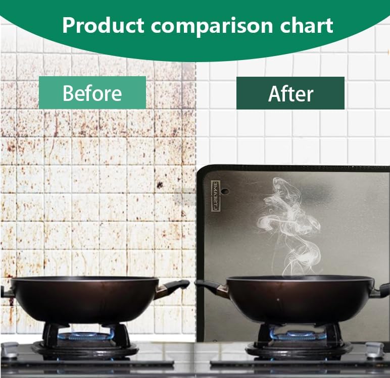 Silver Large 2 Pieces 2 Sided Stainless steel Splatter Guard for Frying Stove Top,Oil Splash Guard Cooking for Stove,Non Stick Foldable Splatter Screen