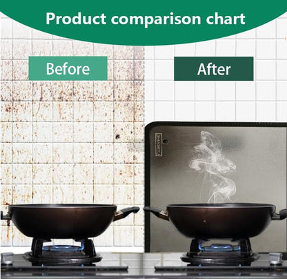 Silver Large 2 Pieces 2 Sided Stainless steel Splatter Guard for Frying Stove Top,Oil Splash Guard Cooking for Stove,Non Stick Foldable Splatter Screen
