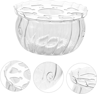 Glass Teapot Warmer Tealight Holder Elegant Candle Heat Base for Teapot Versatile Glass Tea Accessories Keeps Tea Warm for Extended Periods