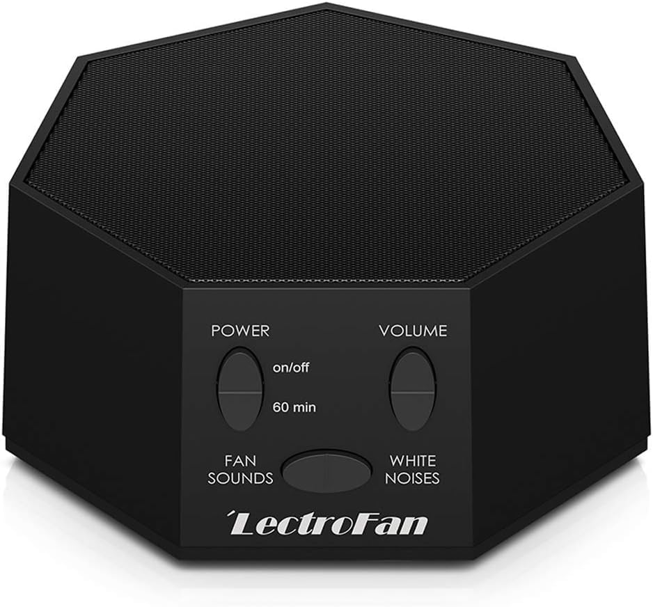 Adaptive Sound Technologies LectroFan Classic - Global Power Edition - Soothing Sound Machine for Sleep - Built-in Sleep Timer - Compact Design - Relaxation Support - White