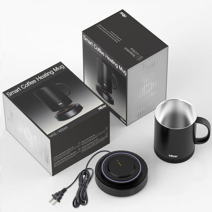 Coffee Mug Warmer Set: Smart Electric Warmer with Auto Shut-Off & Faster Direct-Contact Heating Up to 149°F - Gifts for Men Women