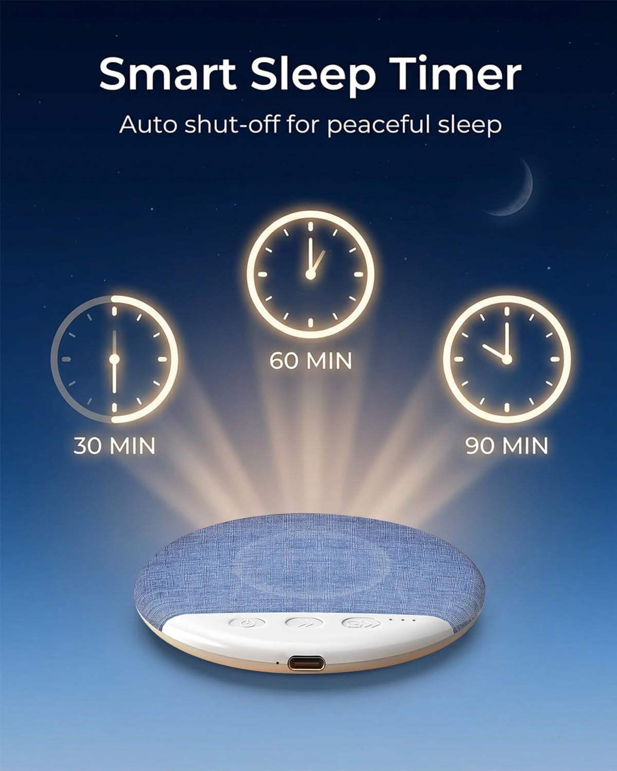 Under Pillow Speaker for Sleeping, Bluetooth Sleep Speaker with Portable Bluetooth Speakers and Timer, Headphone-Free Mini Sound Speaker for Side Sleepers (Pink)