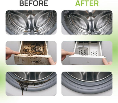8 Pack Multi-Purpose Washing Machine & Dryer Vent Cleaning Kit | Dryer Lint Cleaner, Grout, Crevice & Lint Trap Cleaning Tools, Long Handle Laundry Brushes, For All Washers, Flexible
