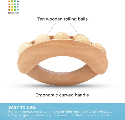 Lymphatic Drainage Massager, Fibro Roller Ball for Post Surgery Recovery | Handheld massager for post-surgery recovery after liposuction, 360 lipo, tummy tuck and BBL
