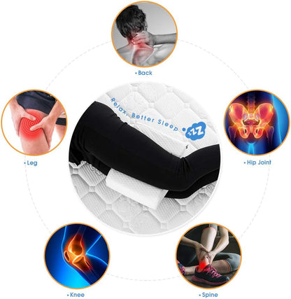 ZOAN Knee Pillow for Side Sleepers, Memory Foam Knee Pillow, Leg Pillows for Side Sleeping for Hip, Back and Sciatica Pain Relief