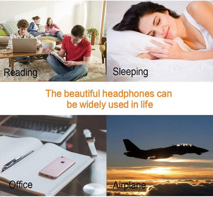 MAXROC Sleep Earplugs - Noise Isolating Ear Plugs Sleep Earbuds Headphones with Unique Total Soft Silicone Perfect for Insomnia, Side Sleeper, Snoring, Air Travel, Meditation & Relaxation(Black)