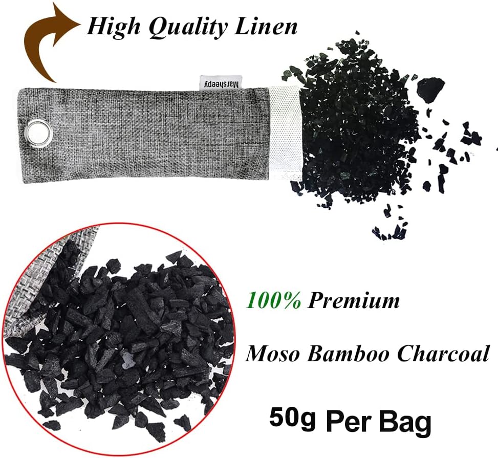 24 Pack Shoe Deodorizer Bags, Air Purifying bags, Odor Eliminator for shoes | 100% Natural Shoes Smell Remover，eliminates odor naturally,Odor Eliminator for shoes, Home, Closet, Pet