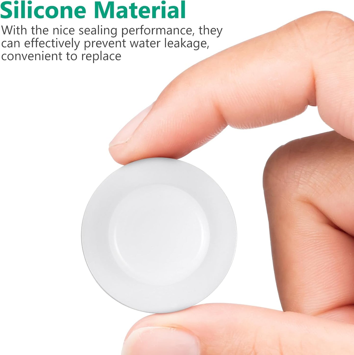 Zerodeko 2pcs Water Cup Leak Stopper Silicone Spill Stopper Set Leakproof Bottles Accessory for Belly Bottle Tumbler Leak Stopper Child Feeding Bottle Pot Belly Cup