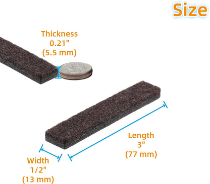 Felt Pads Small 3/8" Felt Pads for Cabinet Doors Bumpers, Cabinet Cushion Dots Felt Cabinet Door Stops, Self Adhesive Thick Bumper Pads to Protect Surfaces -Anti Scratch 234 Pcs Round Brown