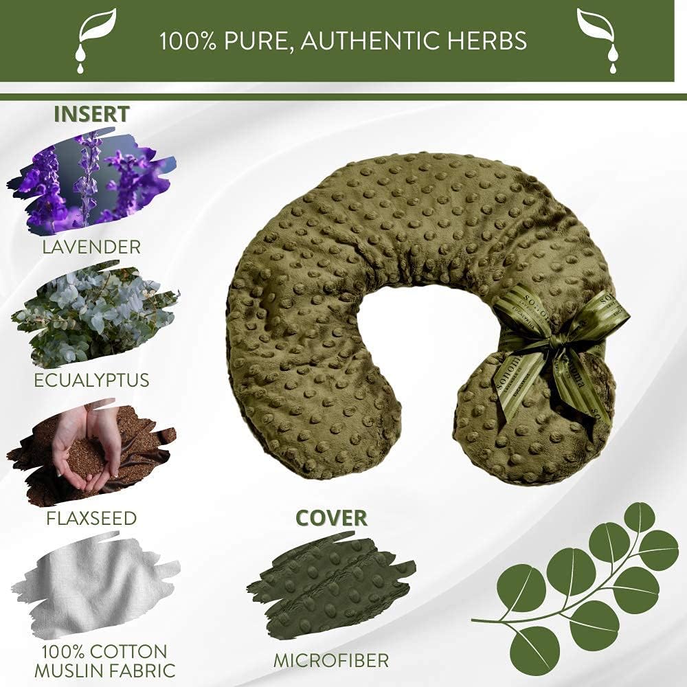 Sonoma Lavender Luxury Lavender Neck Pillow, Arctic Circle