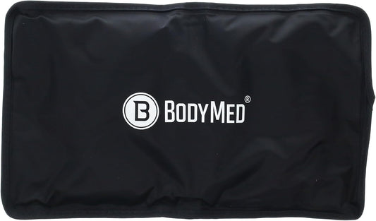 BodyMed Reusable Gel Ice Pack Cold Compress for Neck - Professional Grade Cold Therapy for Injuries, Aches, Swelling, Bruises, Sprains - 21 in. x 6 in. (Neck Contour)