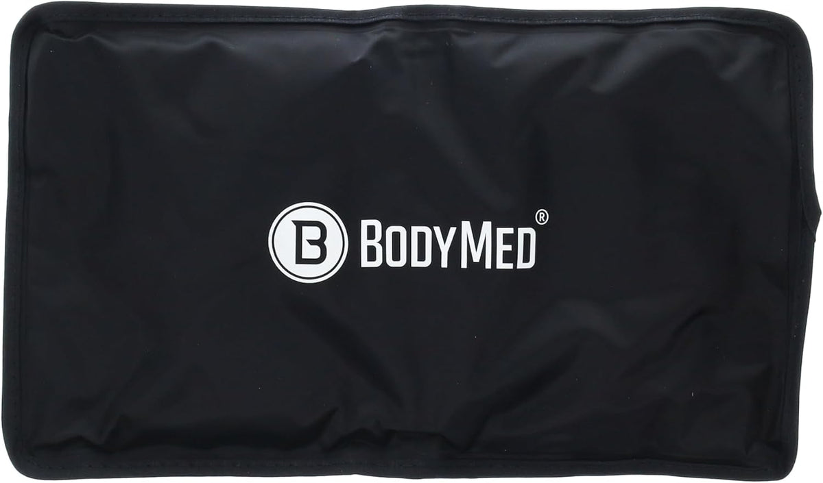 BodyMed Reusable Gel Ice Pack Cold Compress for Neck - Professional Grade Cold Therapy for Injuries, Aches, Swelling, Bruises, Sprains - 21 in. x 6 in. (Neck Contour)